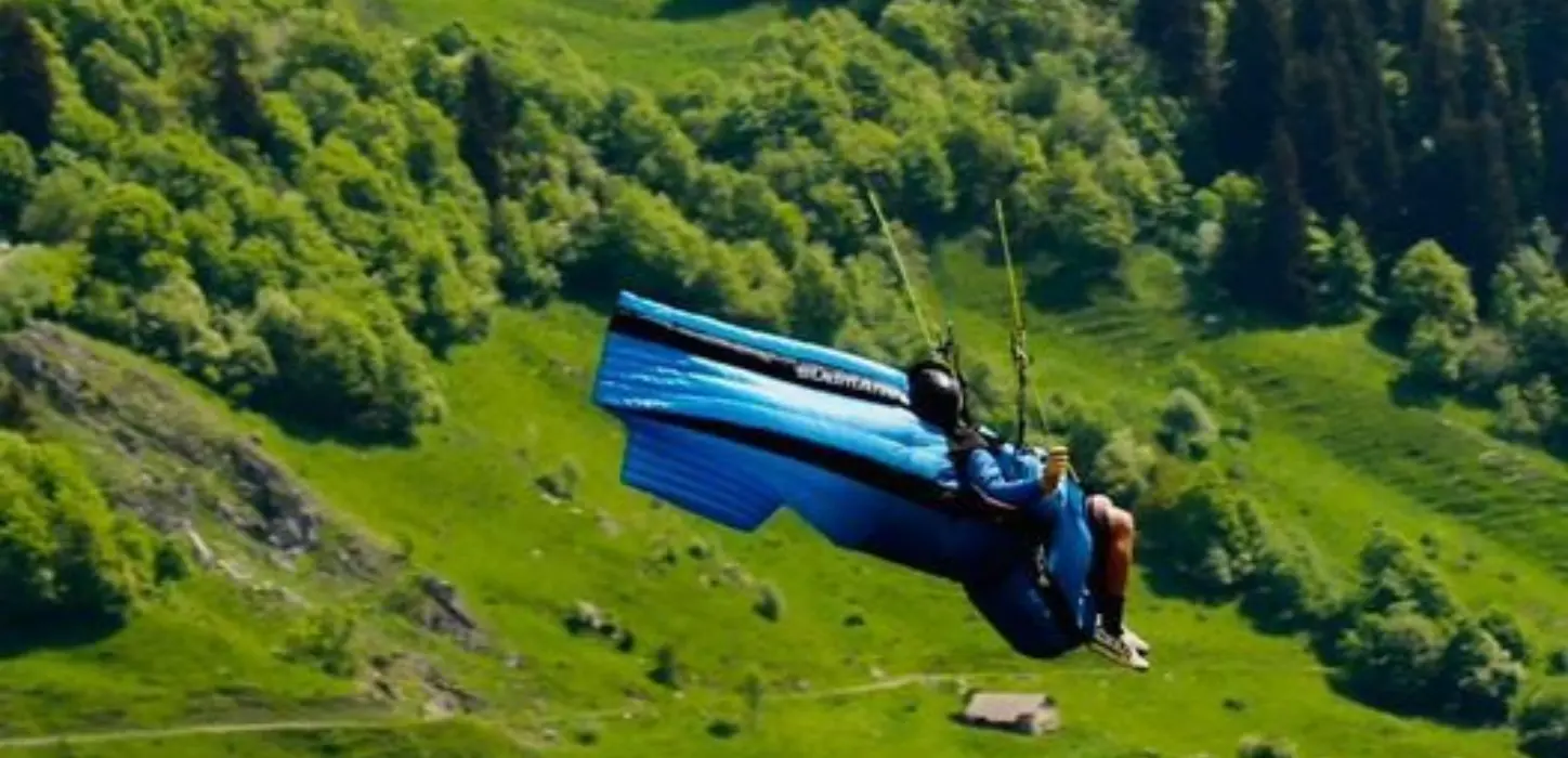 Hypolite Melo lors d'un vol en compétition